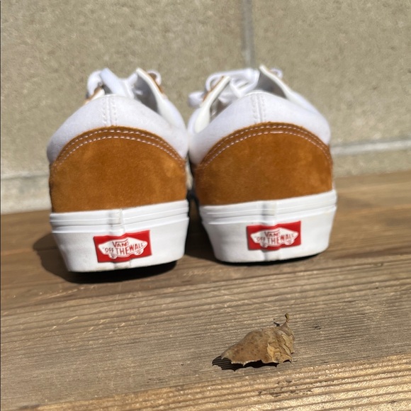 Vans White and Brown lightning Sneakers - Picture 3 of 7